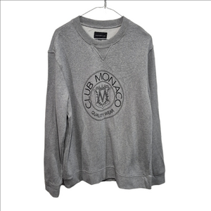 Club Monaco Heritage Crest Collection Gray Sweatshirt